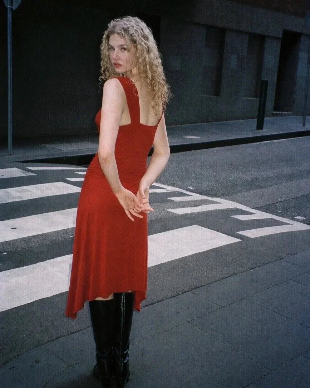 Marsenè Kate Dress Red