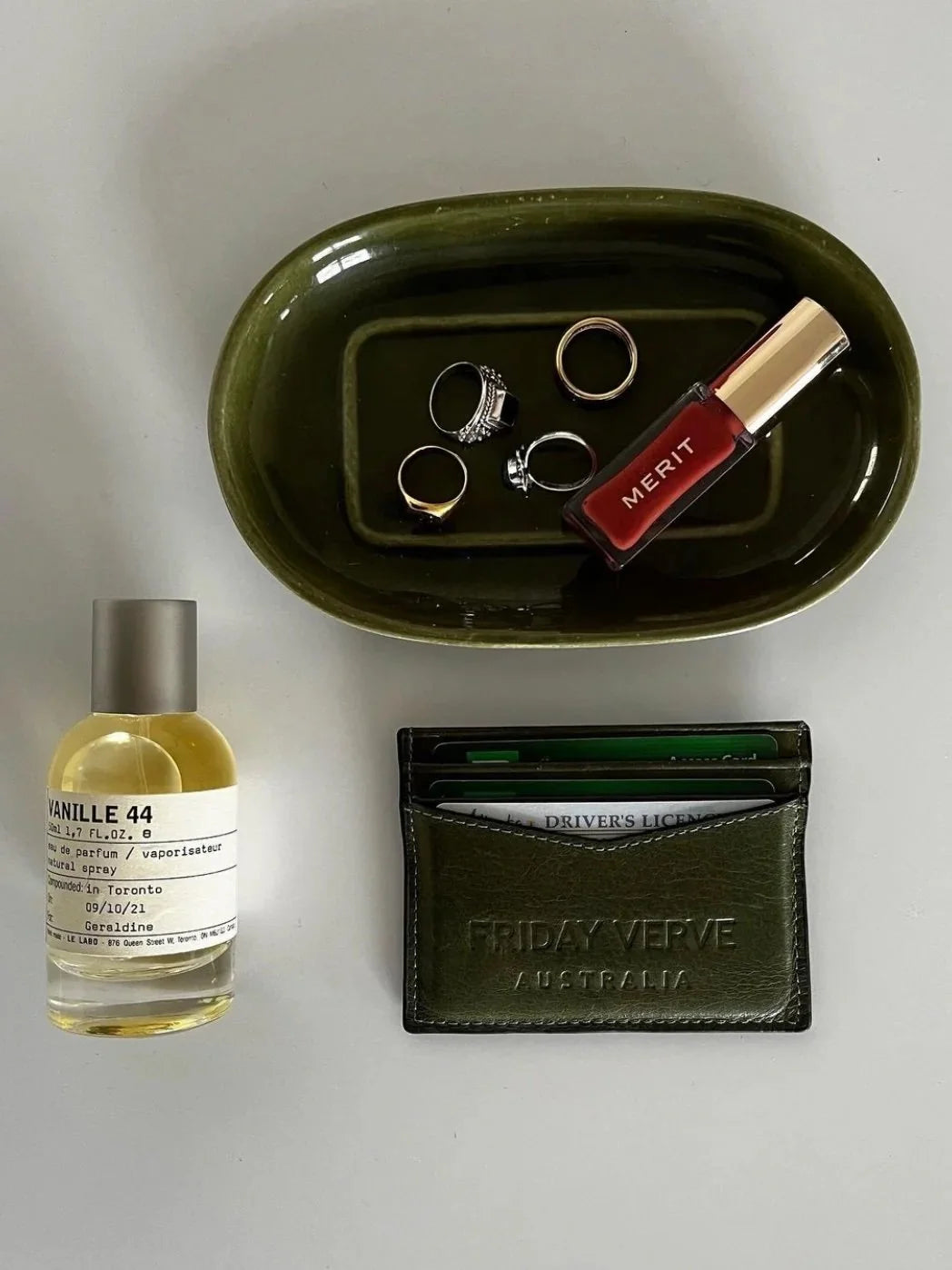 Friday Verve Cardholder in Olive