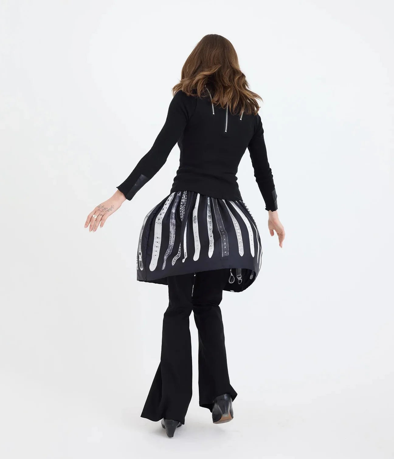 B-R-B Belt Collector Short Scarf Skirt