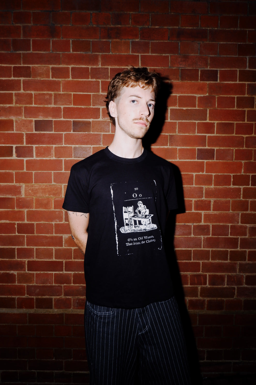 AKA The Ironing Tee in Black
