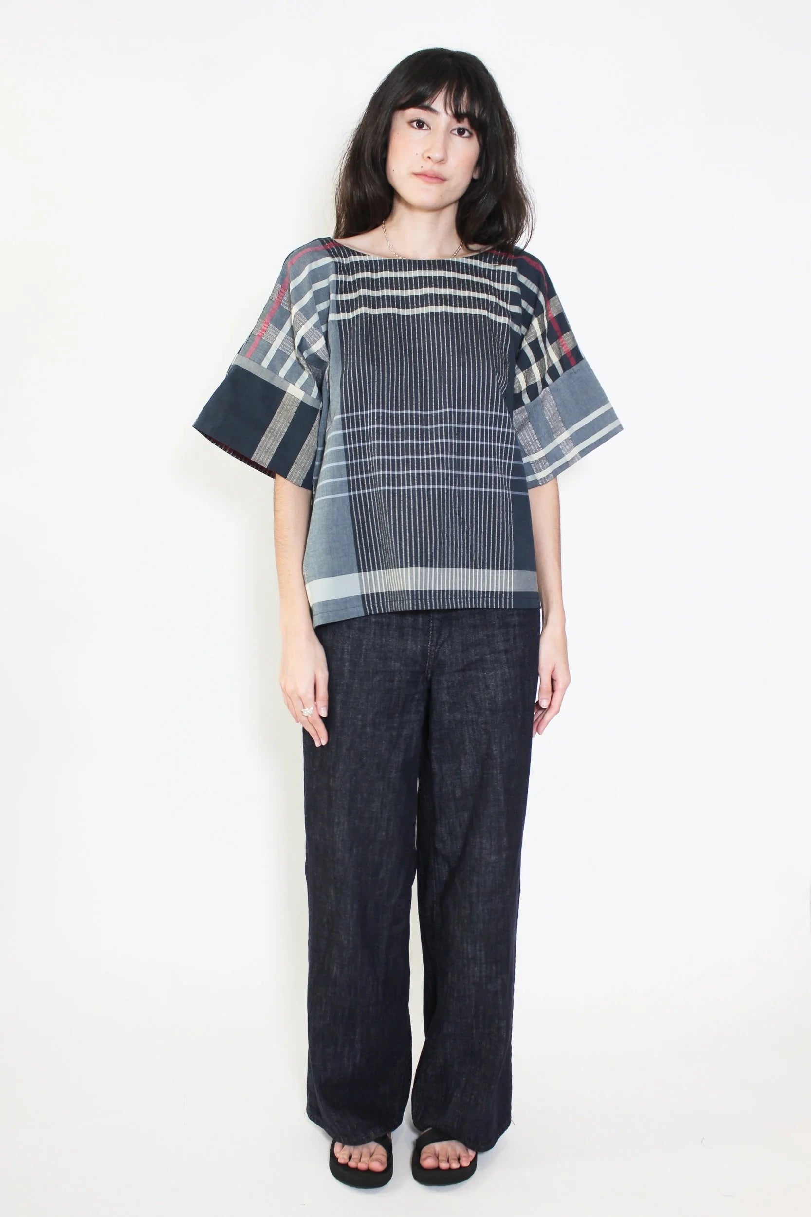 PS x Takumi no Yume Kimono Top in Navy