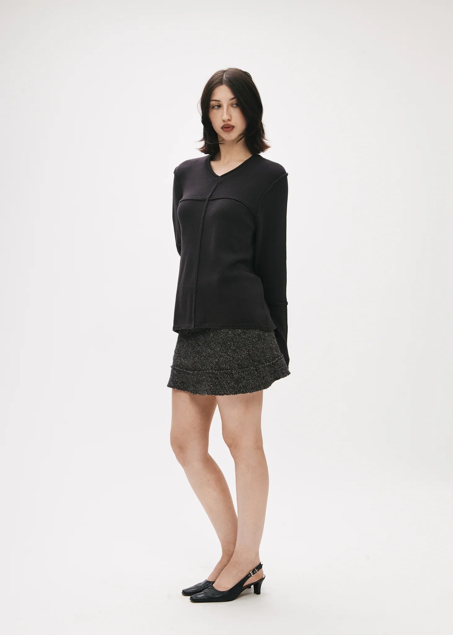 BRB Fool Me Twice Jumper in Charcoal