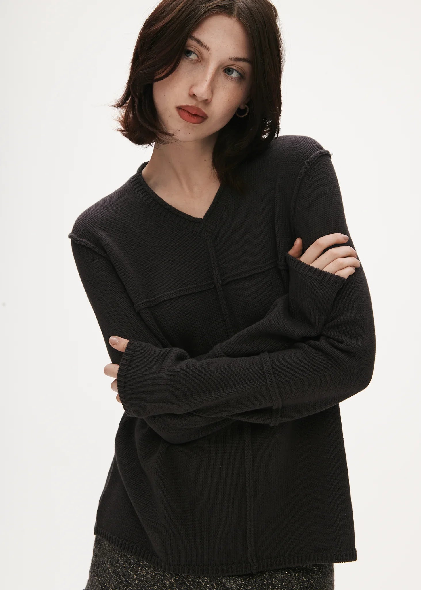 BRB Fool Me Twice Jumper in Charcoal