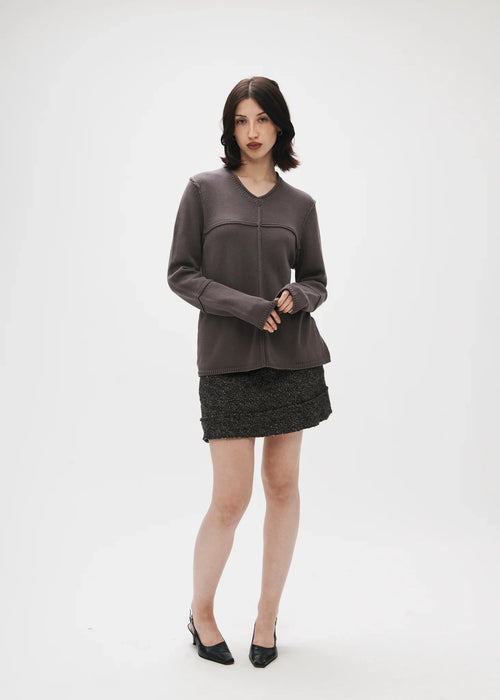 BRB Fool Me Twice Jumper in Fog (size 1)