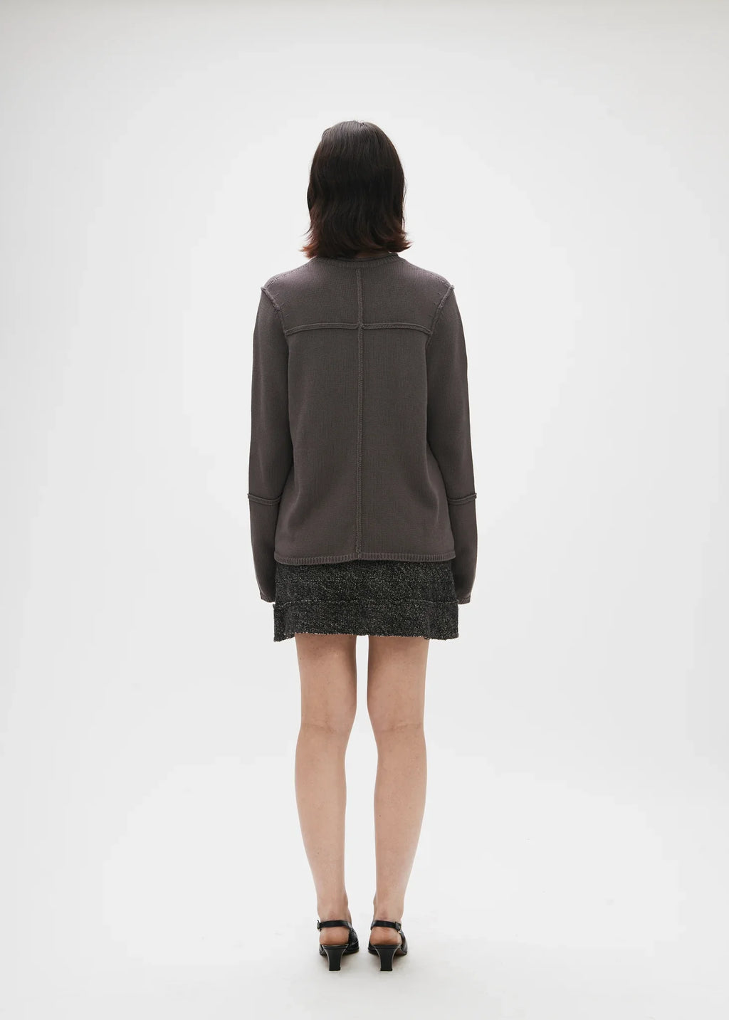 BRB Fool Me Twice Jumper in Fog (size 1)