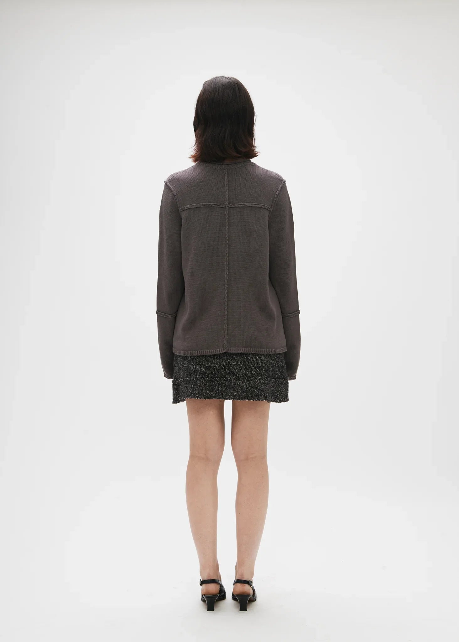 BRB Fool Me Twice Jumper in Fog (size 1)