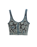 Cornelia Van Rijswijk Upcycled Crop Top (S)