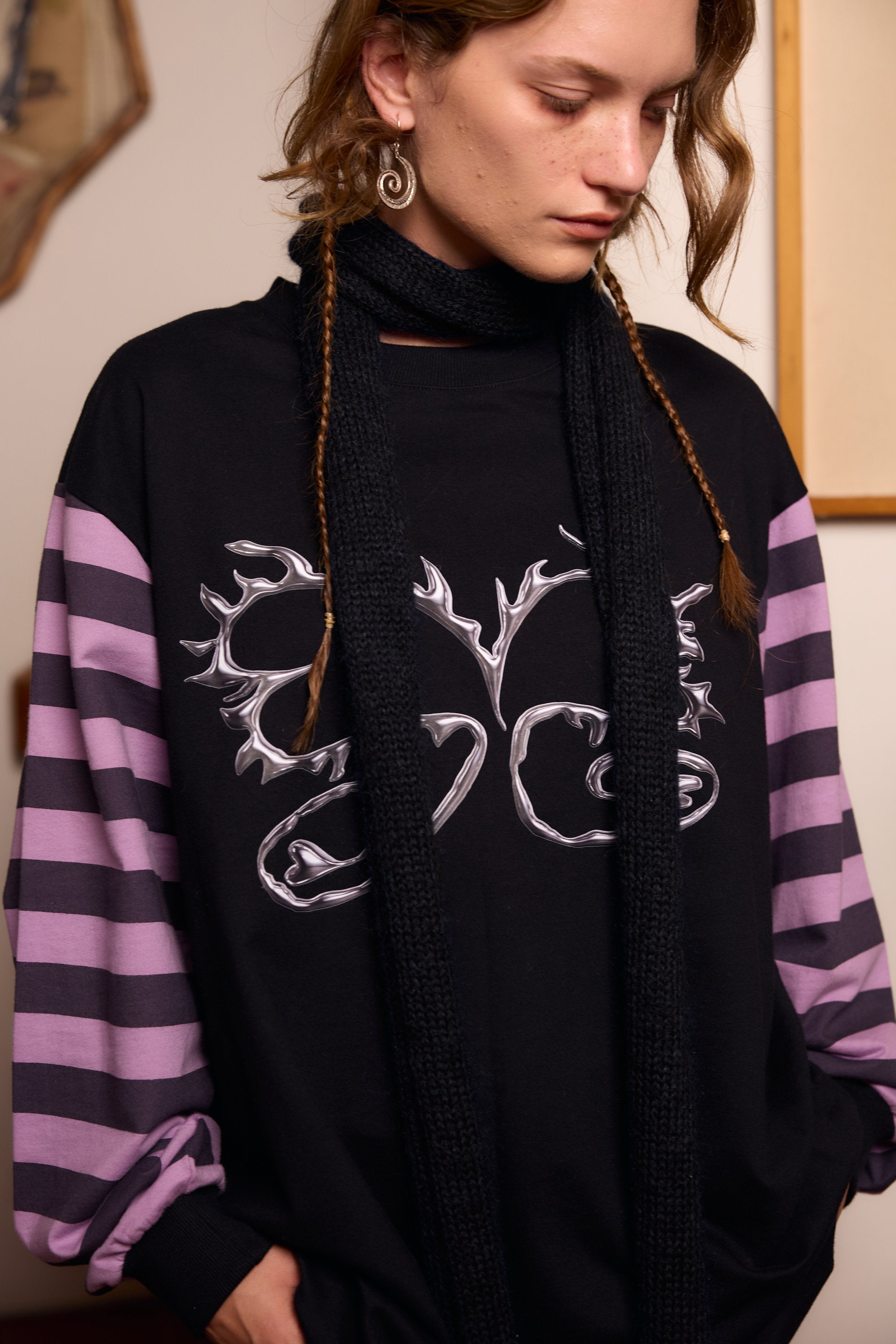 Arthur Long Sleeve T-Shirt in Ink (L/XL)