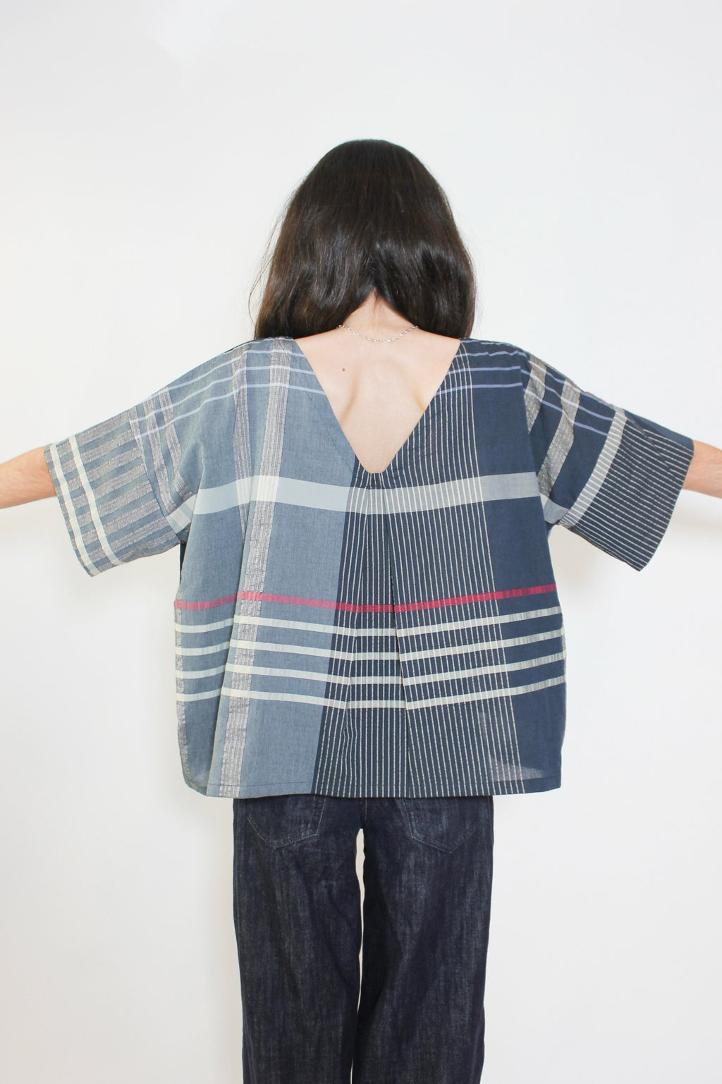 PS x Takumi no Yume Kimono Top in Navy