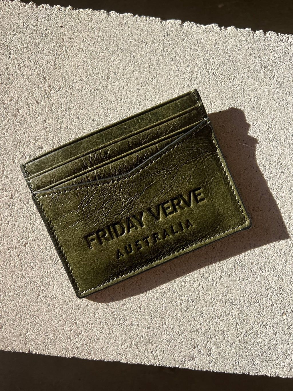 Friday Verve Cardholder in Olive