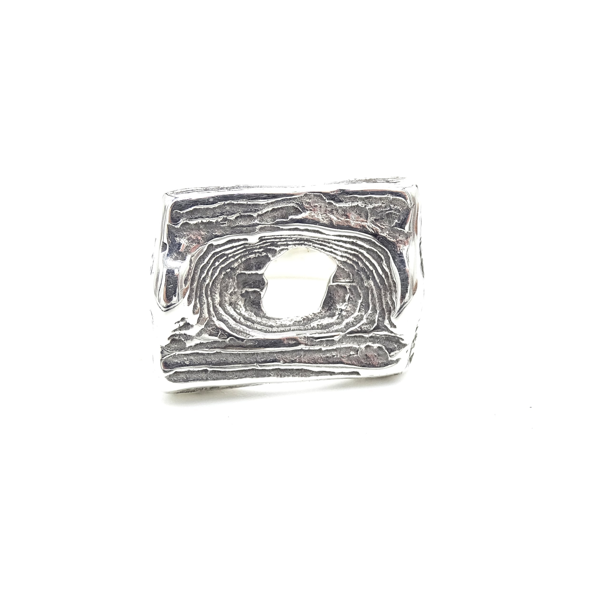 Maxx B Eroded Signet Ring