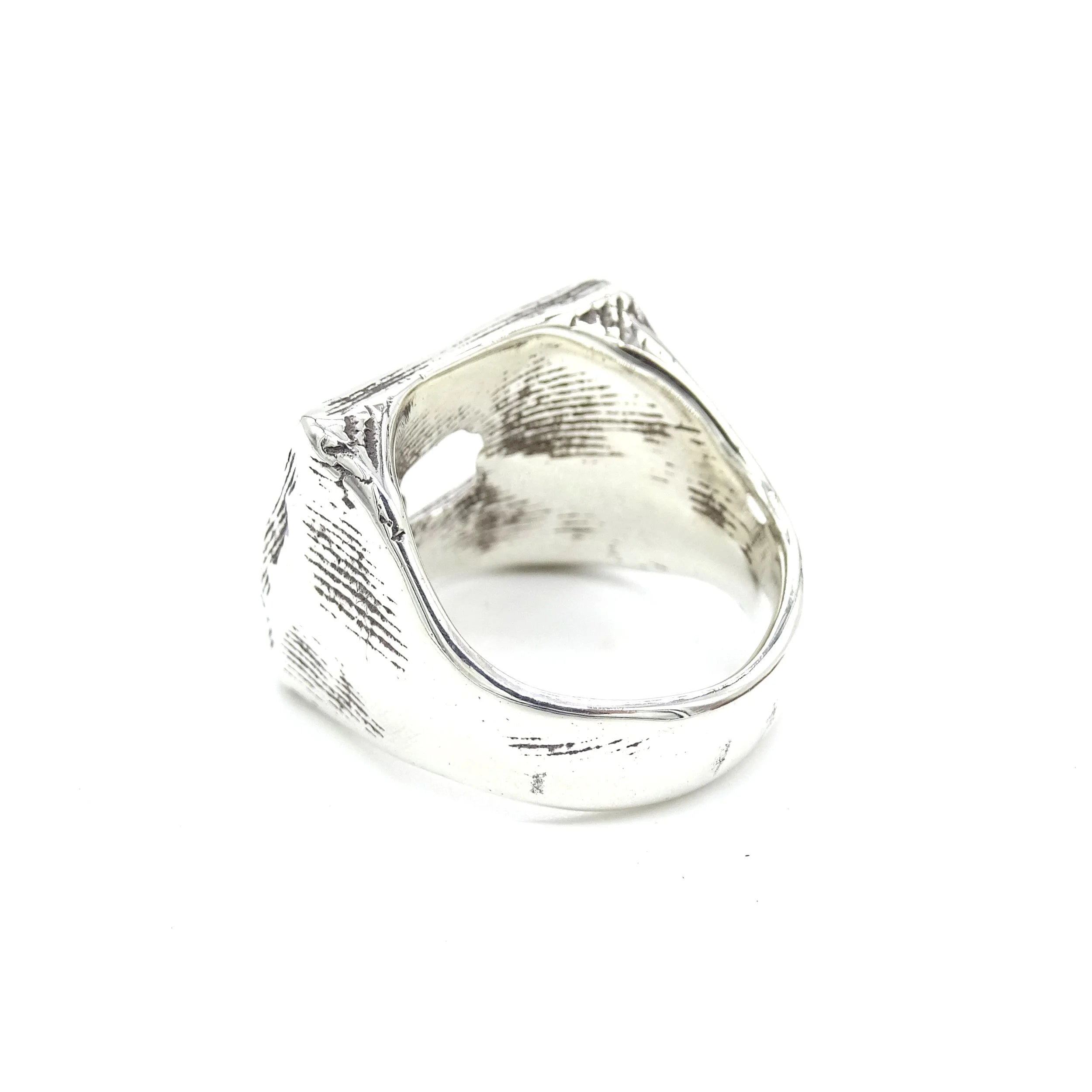 Maxx B Eroded Signet Ring