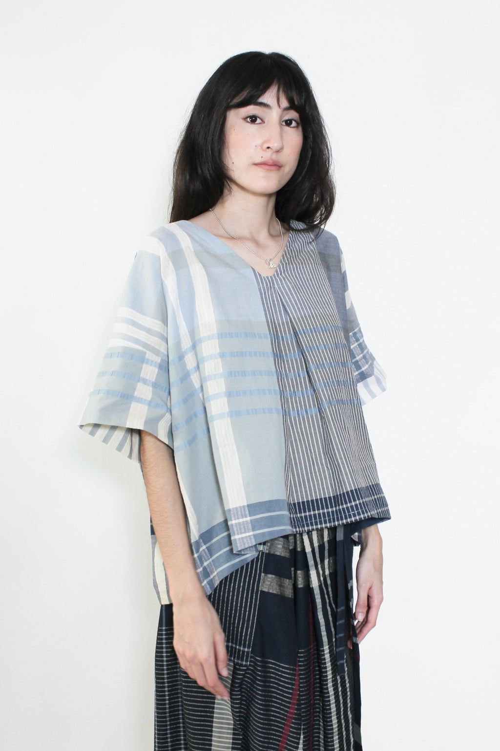 PS x Takumi no Yume Kimono Top in Sky