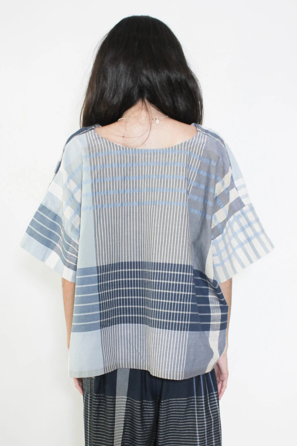 PS x Takumi no Yume Kimono Top in Sky
