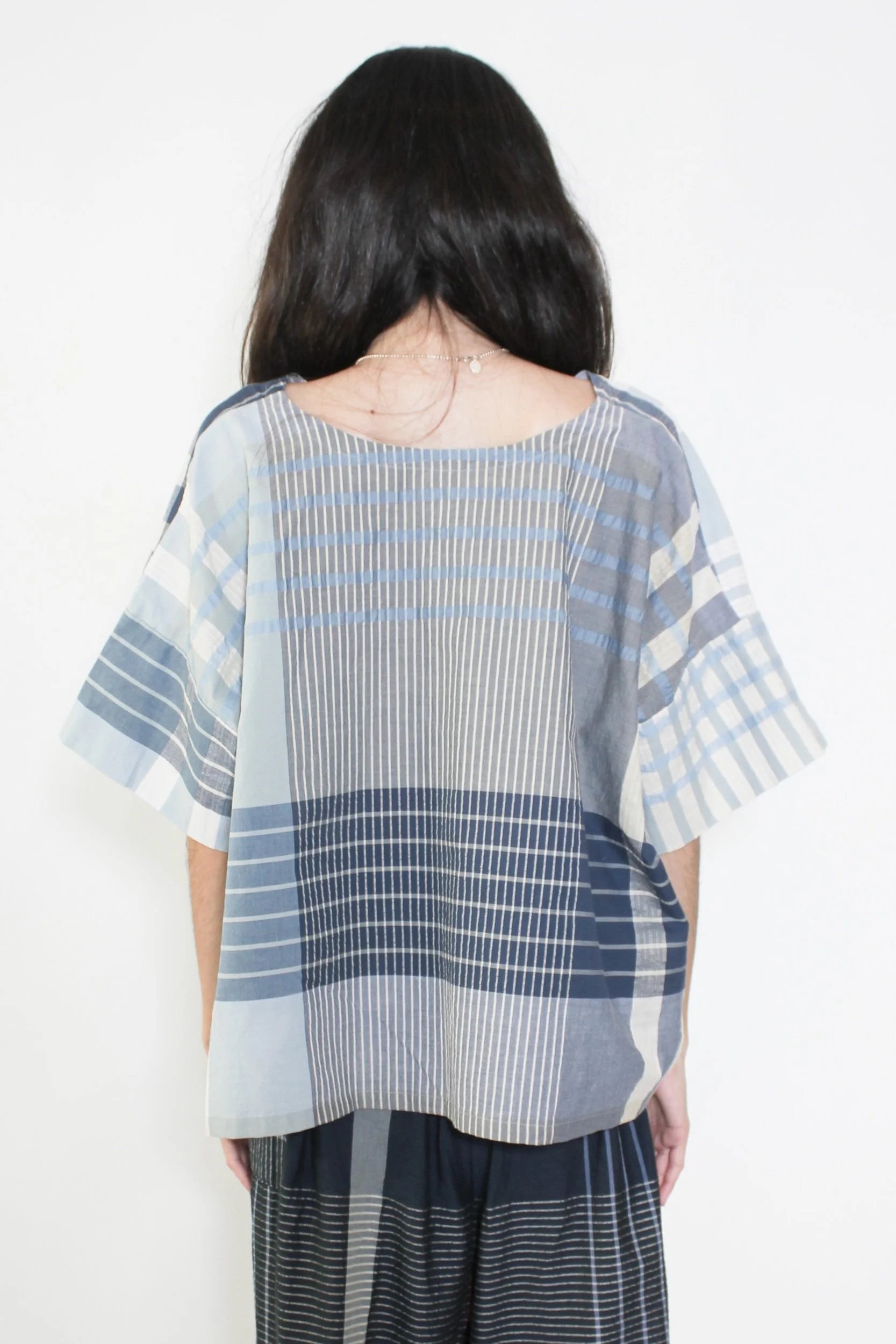 PS x Takumi no Yume Kimono Top in Sky