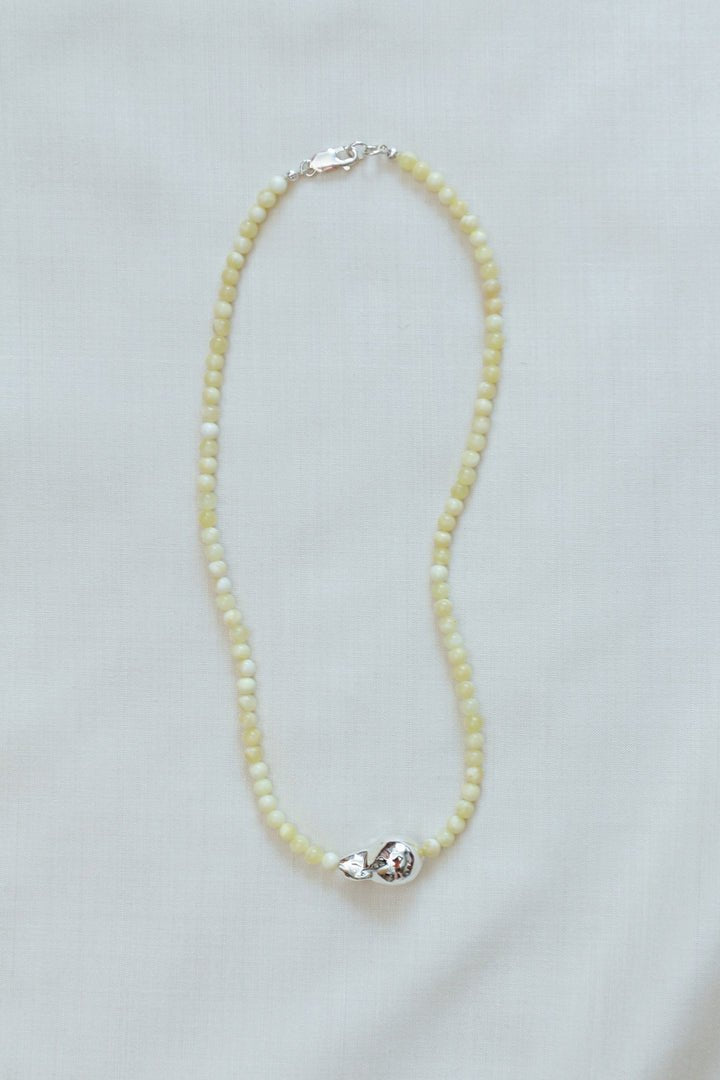 Par Moi Yellow Jade Pepita Necklace