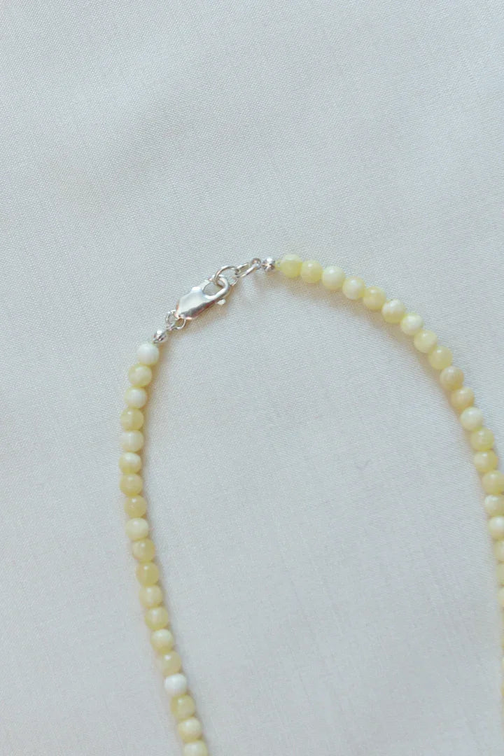 Par Moi Yellow Jade Pepita Necklace