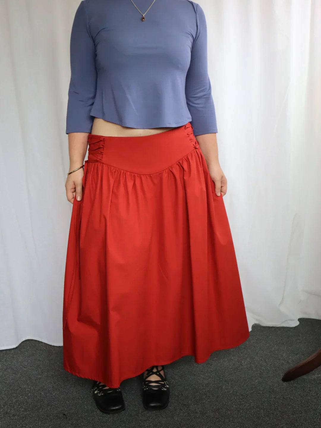 Obelia's Frances Skirt in Red