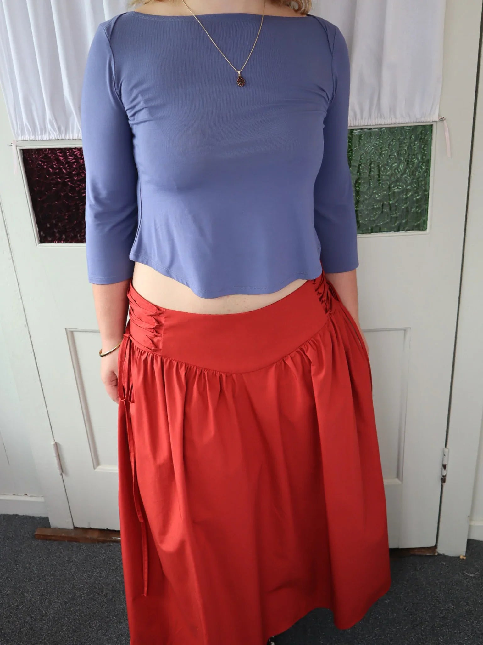 Obelia's Frances Skirt in Red