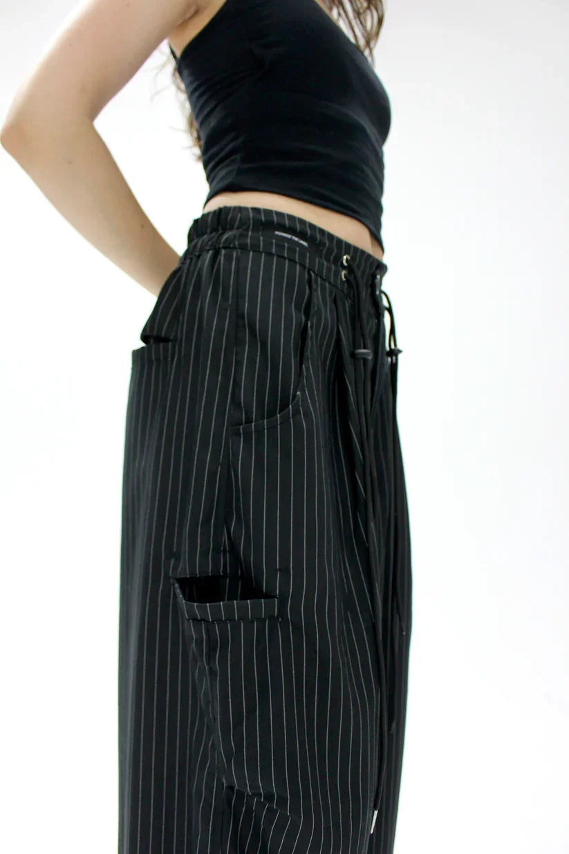 Monroe Juno Pants in Pinstripe