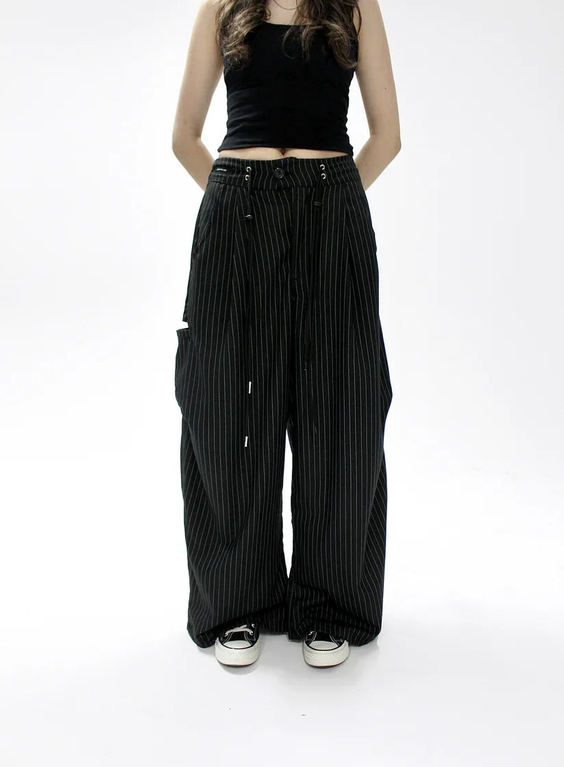 Monroe Juno Pants in Pinstripe