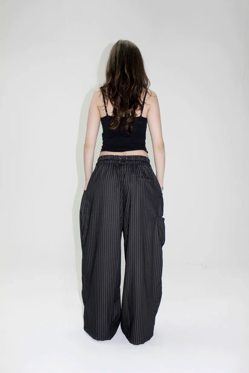 Monroe Juno Pants in Pinstripe