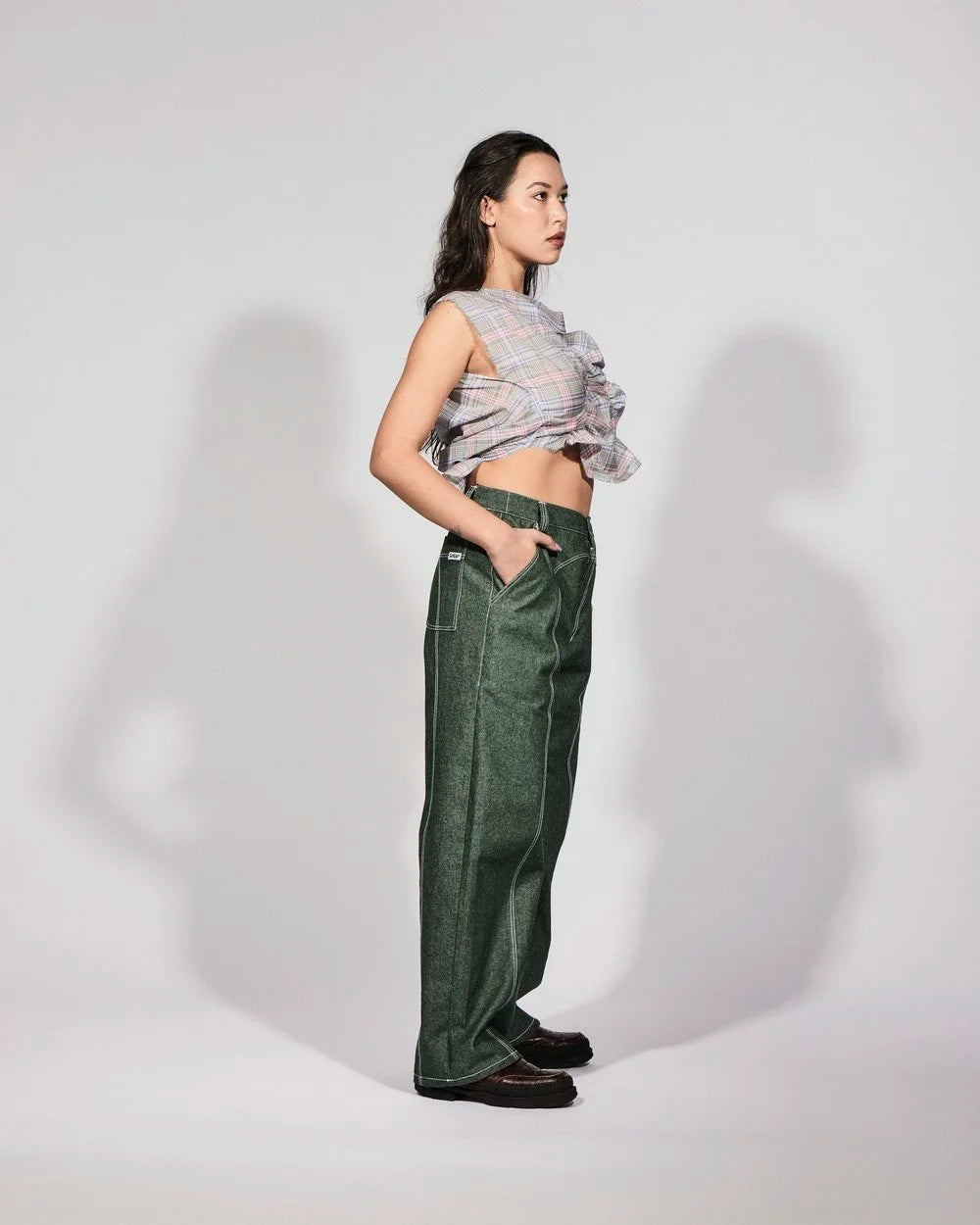Katalyst Curve Jeans in Evergreen