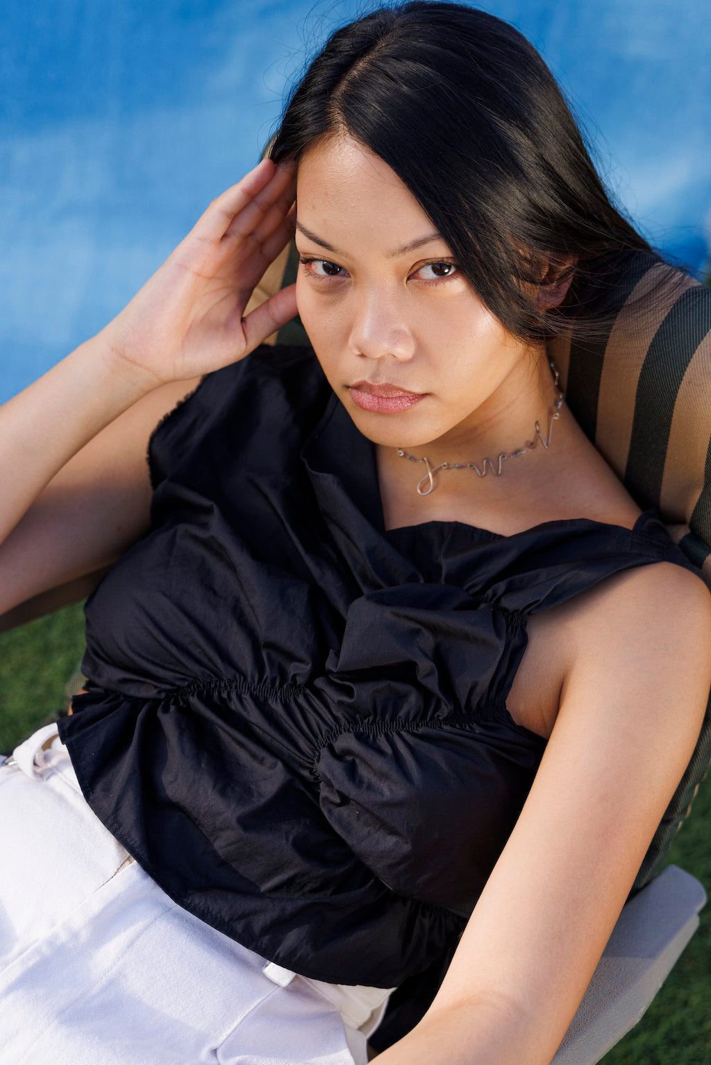 Katalyst Handkerchief Top in Black