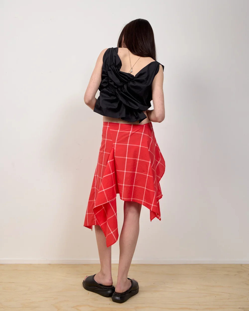 Katalyst Handkerchief Top in Black