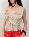 Katalyst Handkerchief Top in Sand