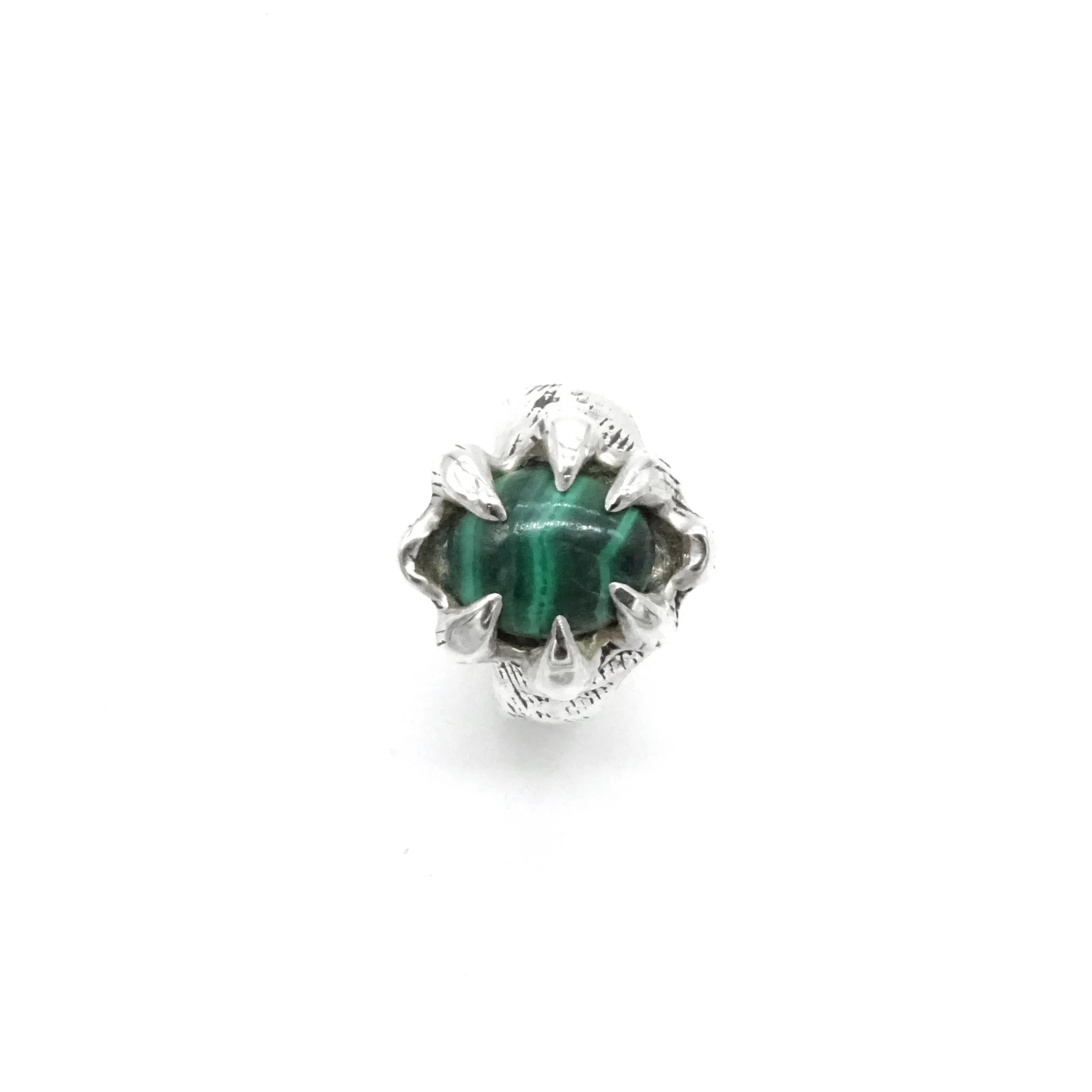 Maxx B Malachite Claws Ring