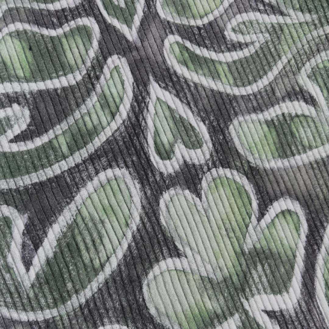 Cornelia van Rijswijk - Reworked Cotton Blend Tank Top - Green