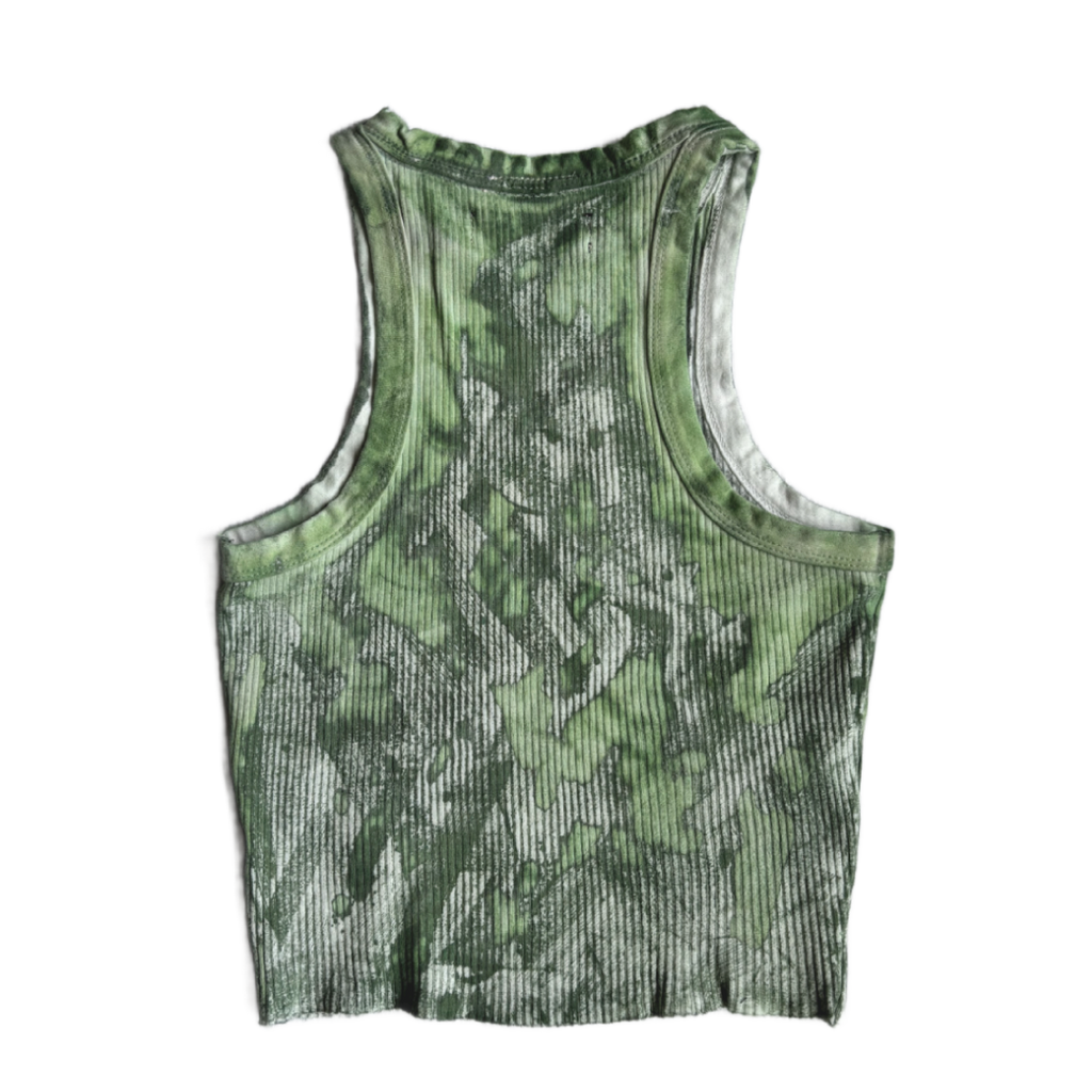 Cornelia van Rijswijk - Reworked Cotton Blend Tank Top - Green