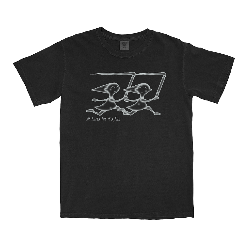 Rainbowsmustdie - "It hurts but it's fun" T-Shirt (Smoke) - Black