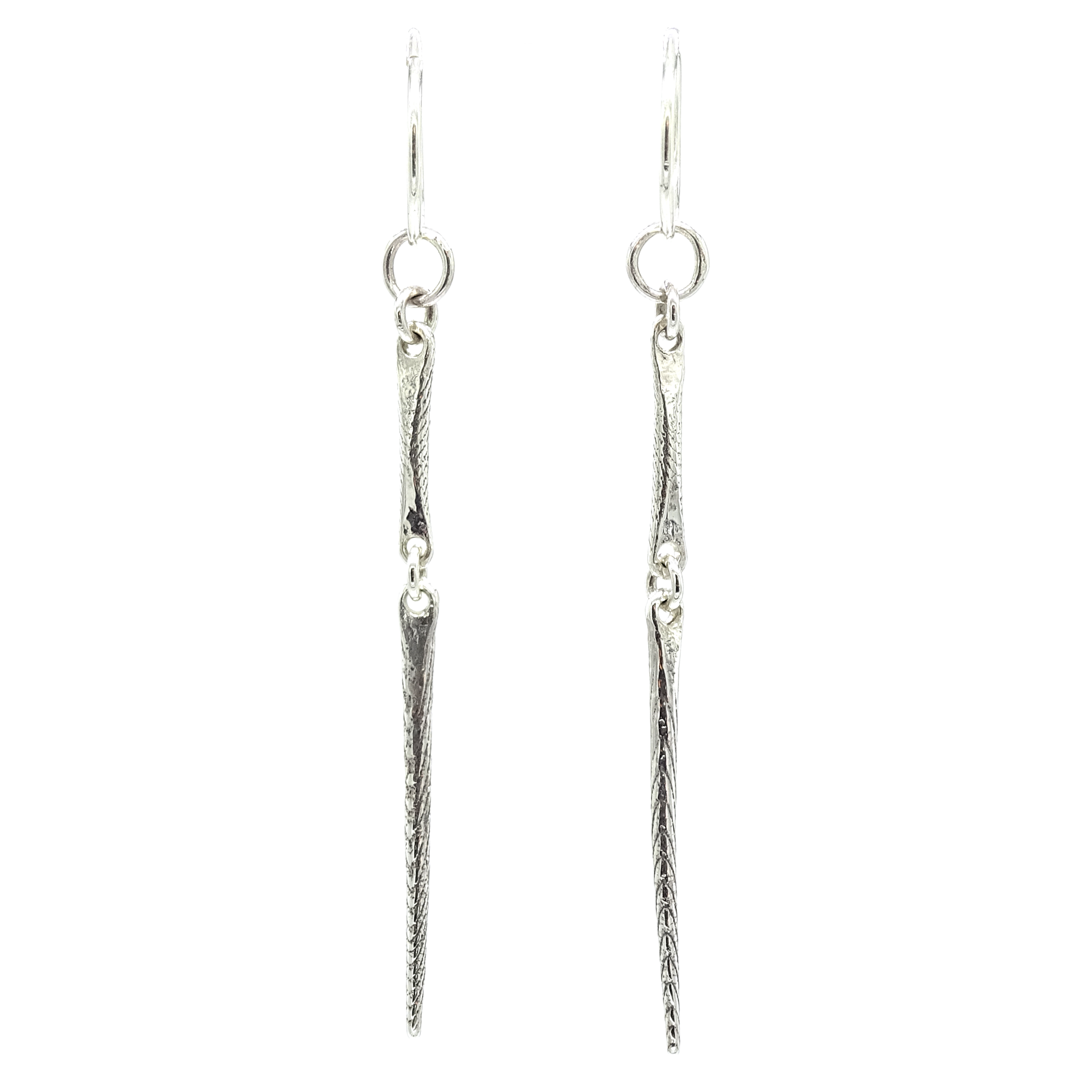 Maxx B Bone Needle Earrings
