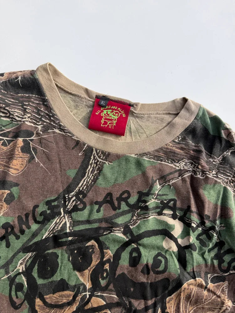 All Angels Are Aliens Camo Tee (XL)