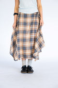 Obelia's Enya Wrap Skirt - Light Plaid