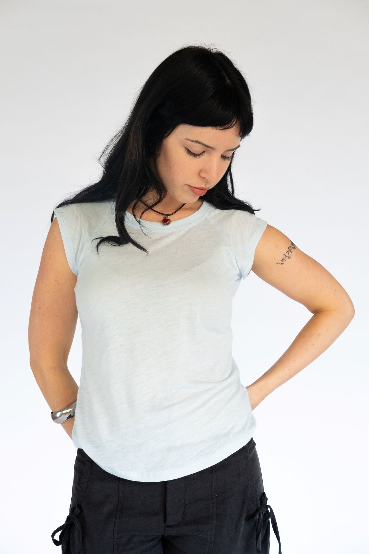 Obelia's Mon Raglan Tee - Sky