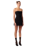 Krystal Deans Strapless Panel Mini Dress