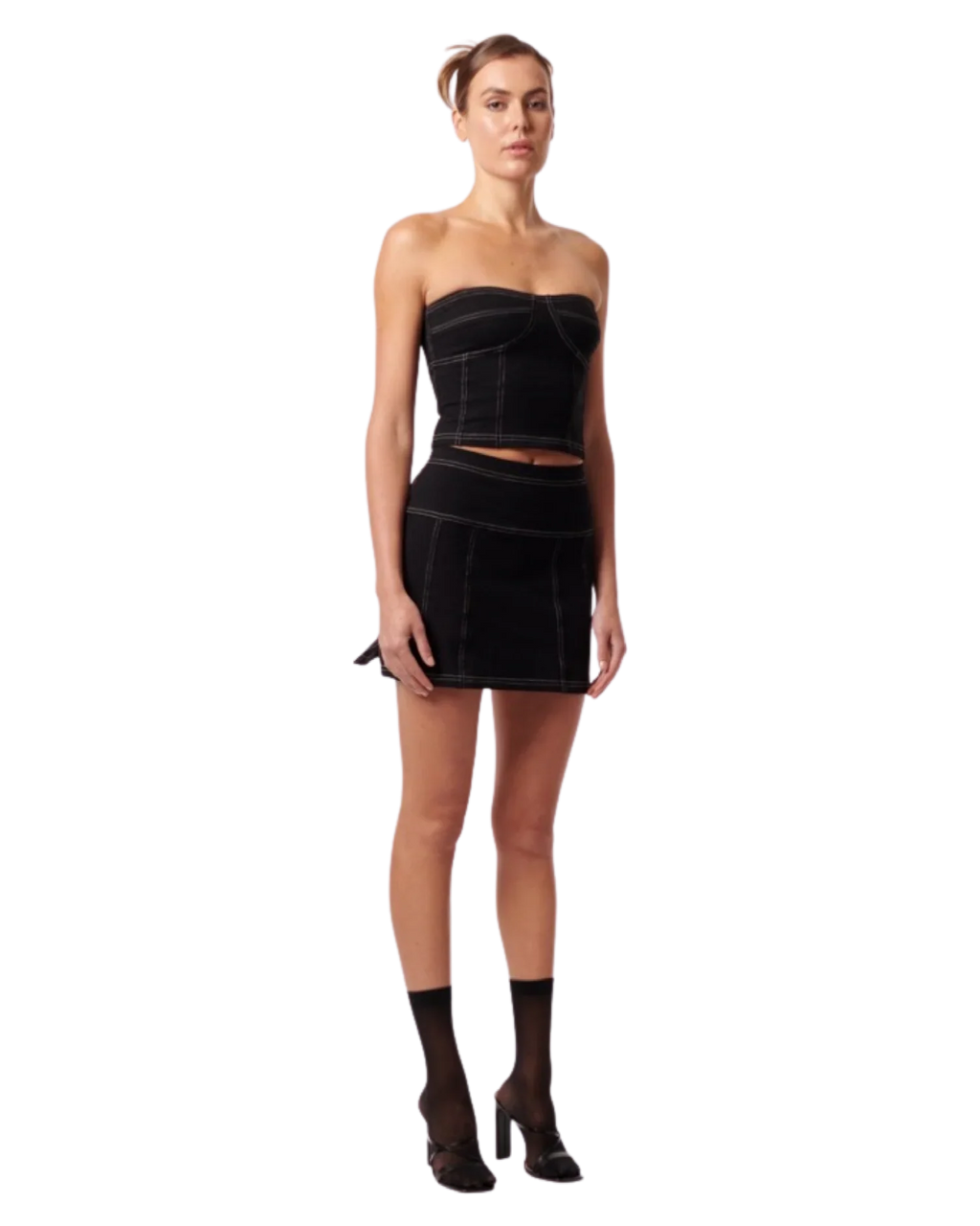 Krystal Deans Panel Mini Skirt