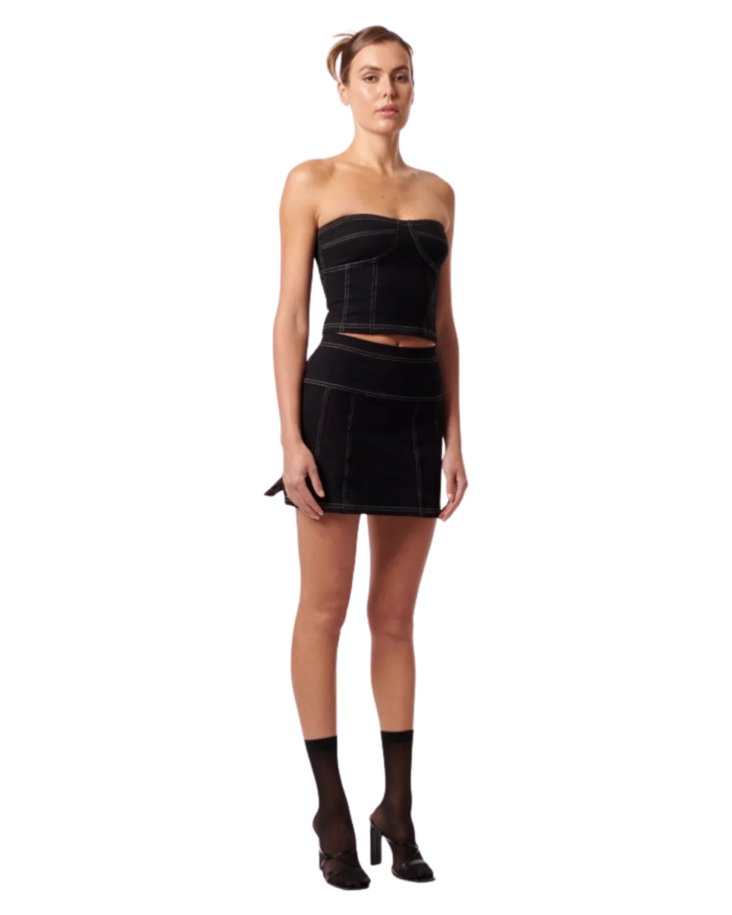 Krystal Deans Panel Mini Skirt