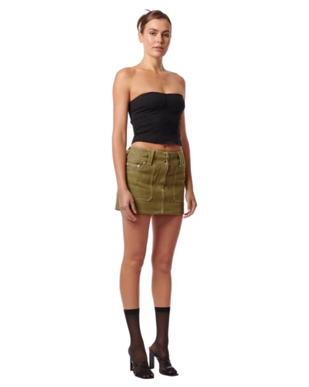 Krystal Deans Denim Mini