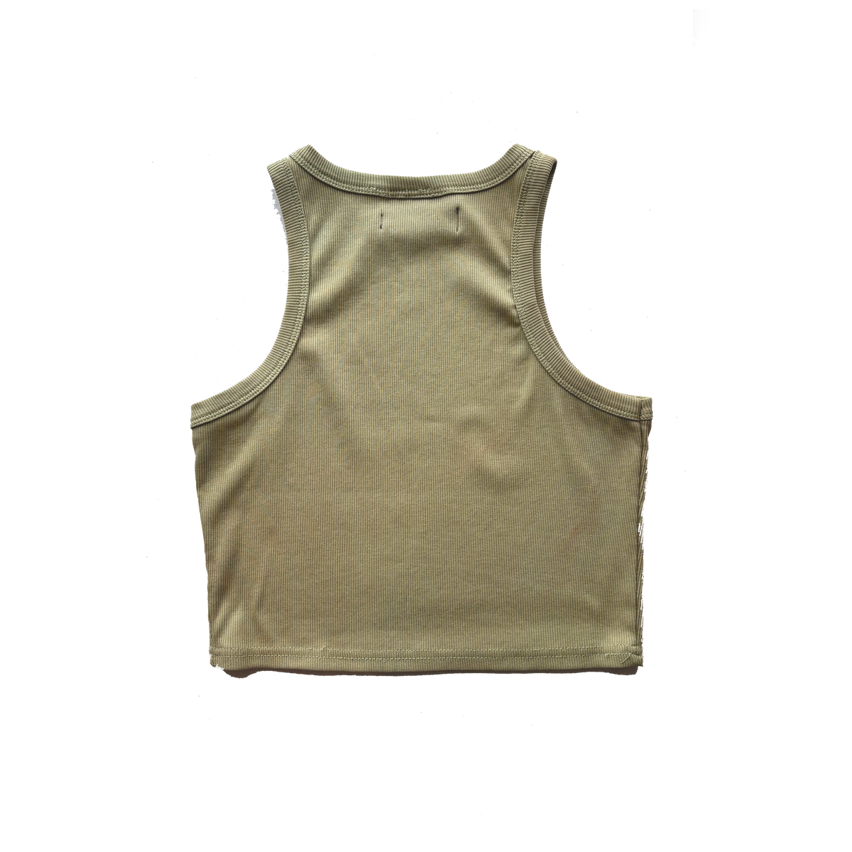 Cornelia van Rijswijk - Reworked Cotton Blend Tank Top - Lime