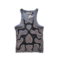 Cornelia van Rijswijk - Reworked Cotton Blend Tank Top - Blue