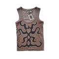 Cornelia van Rijswijk - Reworked Cotton Blend Tank Top - Mushroom