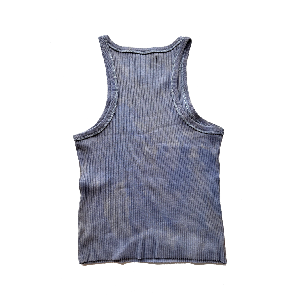 Cornelia van Rijswijk - Reworked Cotton Blend Tank Top - Blue
