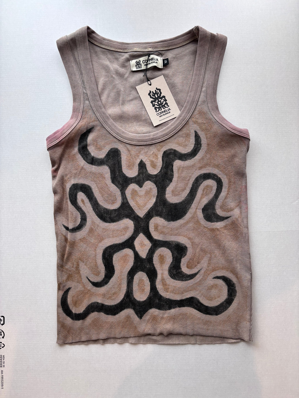 Cornelia van Rijswijk - Reworked Cotton Blend Tank Top - Mushroom