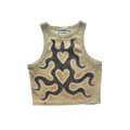 Cornelia van Rijswijk - Reworked Cotton Blend Tank Top - Lime